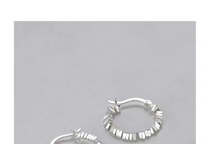 S925 Sterling Silver Hoop Earring