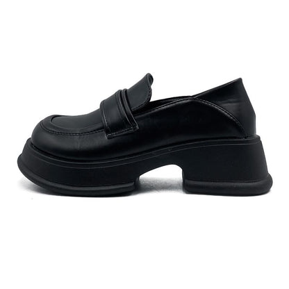 Loafers Heel Platform Chunky