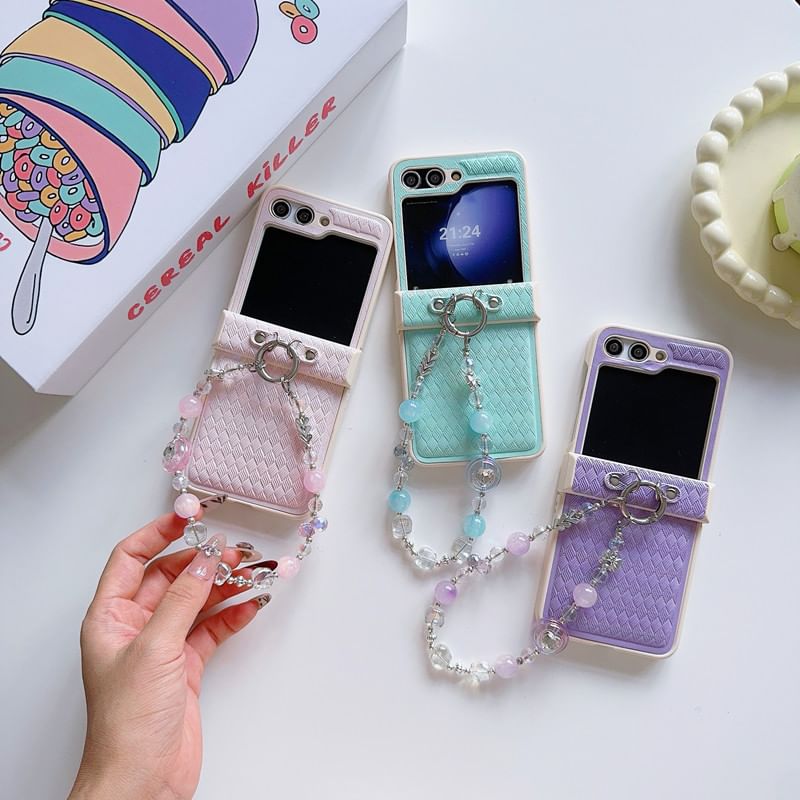 Bead Case Argyle Strap Phone
