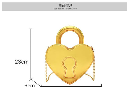 Strap Bag Crossbody Heart Chain