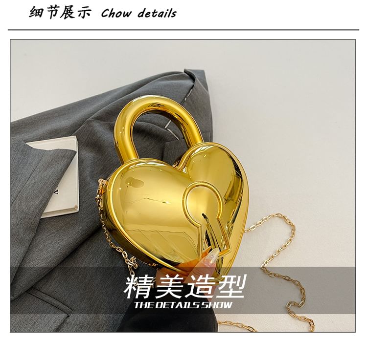 Strap Bag Crossbody Heart Chain