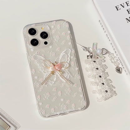 / Case Charm Set Butterfly Phone