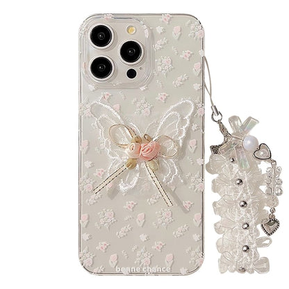 / Case Charm Set Butterfly Phone