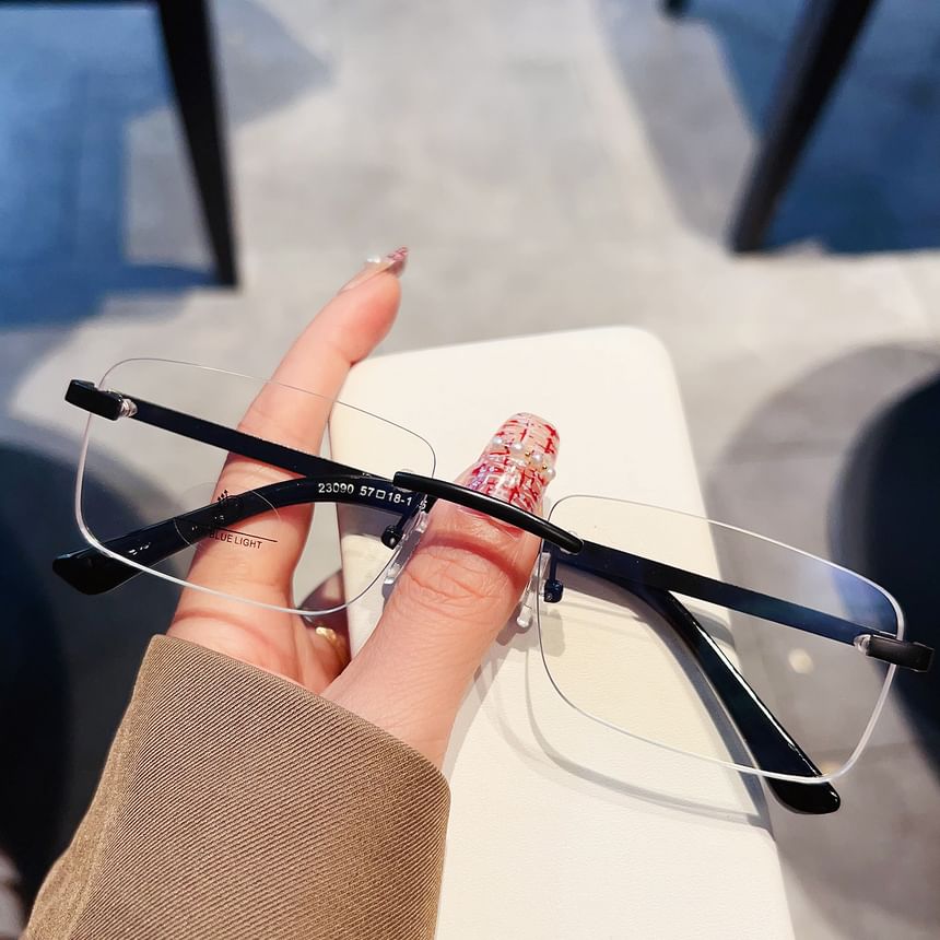 Square Glasses Rimless