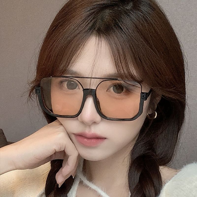 Square Oversized Sunglasses Frame