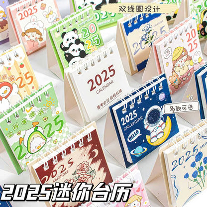 Animal Mini Desktop Calendar 2025  / Set