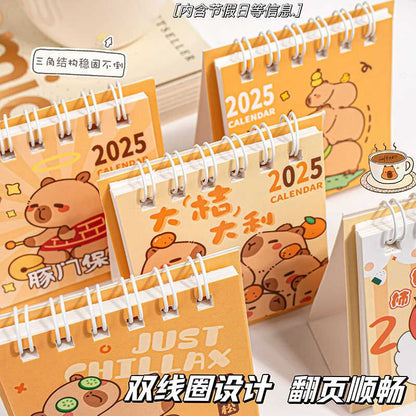 Animal Mini Desktop Calendar 2025  / Set