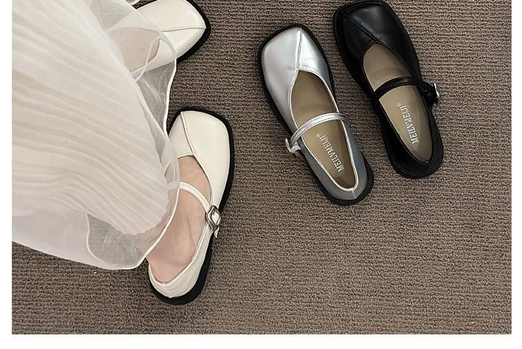 Toe Jane Mary Shoes Square