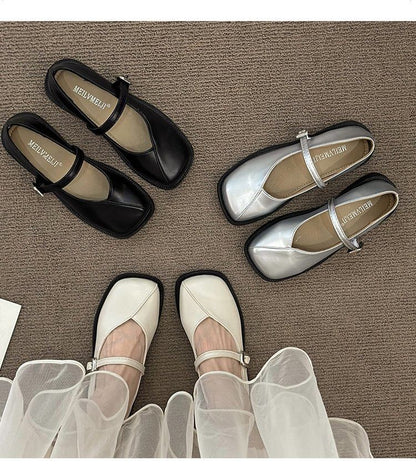 Toe Jane Mary Shoes Square