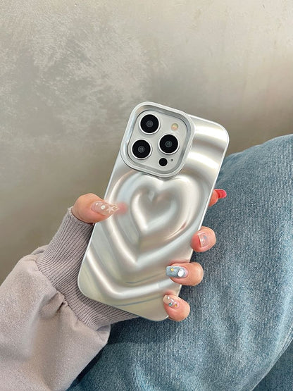 Heart Textured Phone Case