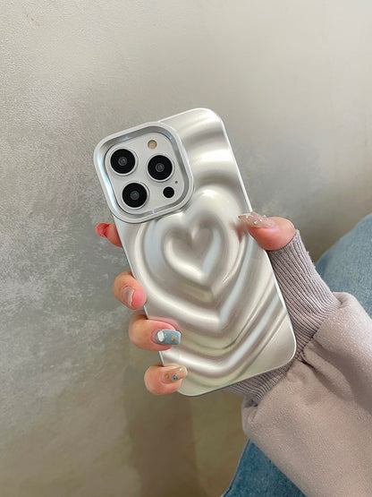 Heart Textured Phone Case