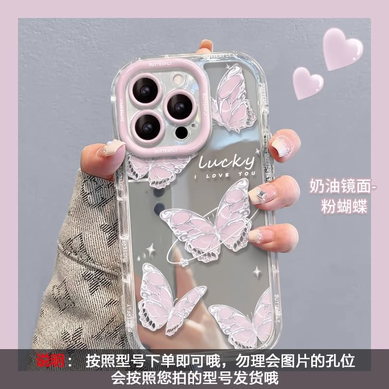 Butterfly Phone Case - iPhone 15 Pro Max / 15 Pro / 15 / 14 Pro Max / 14 Pro / 14 / 13 Pro Max / 13 Pro / 13 / 12 Pro Max / 12 / 11