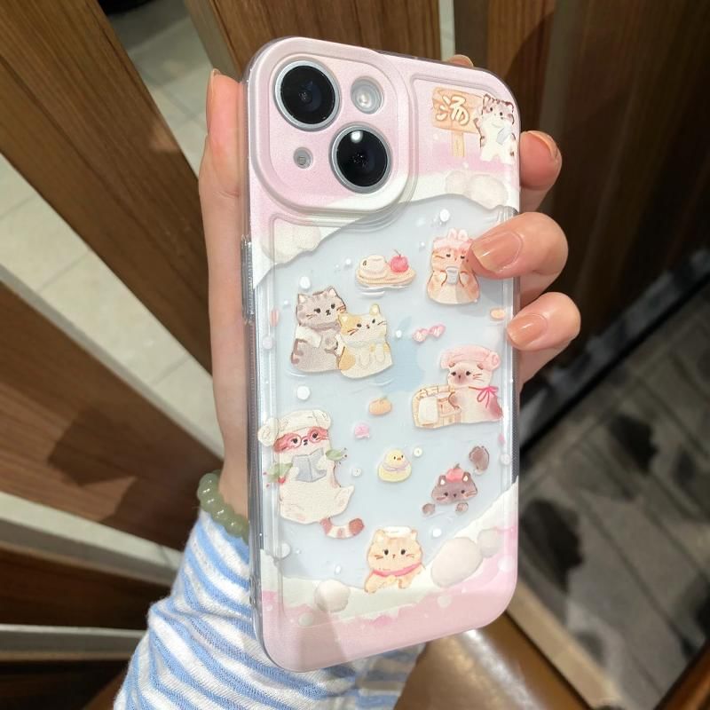 Cat Phone Case - iPhone 15 Pro Max / 15 Pro / 15 / 14 Pro Max / 14 Pro / 14 / 13 Pro Max / 13 Pro / 13 / 12 Pro Max / 12 / 11