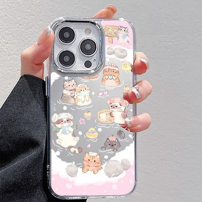 Cat Phone Case - iPhone 15 Pro Max / 15 Pro / 15 / 14 Pro Max / 14 Pro / 14 / 13 Pro Max / 13 Pro / 13 / 12 Pro Max / 12 / 11