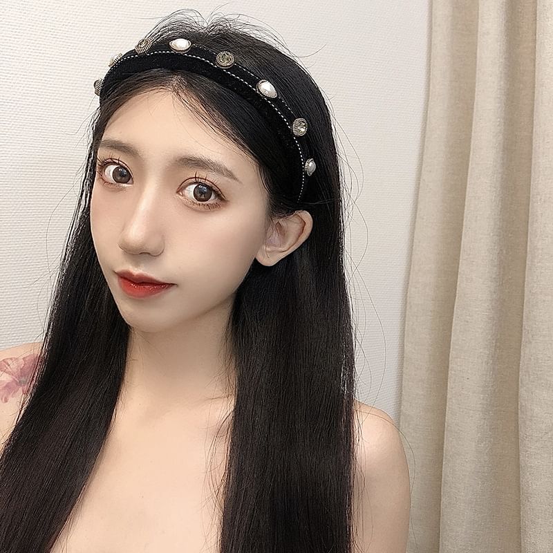 Textile Headband Embellished