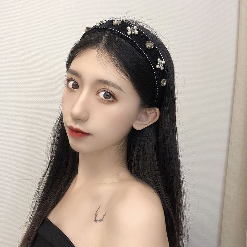 Textile Headband Embellished