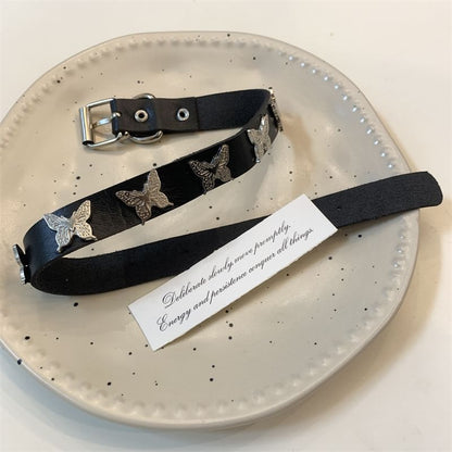 Butterfly Choker Faux Leather