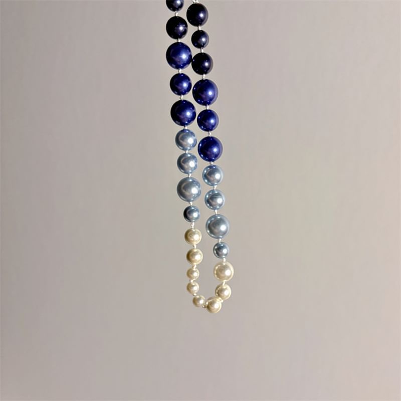 Faux Beaded Pearl Necklace