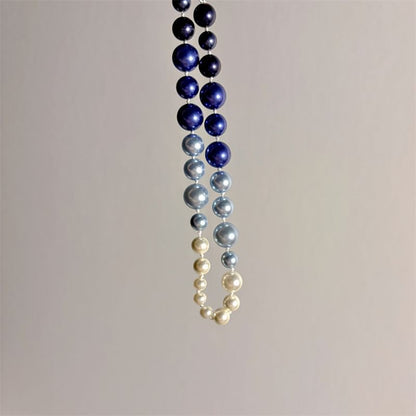 Faux Beaded Pearl Necklace