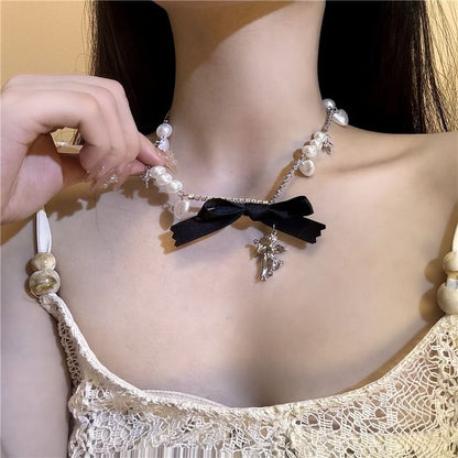 Layered Ribbon Necklace