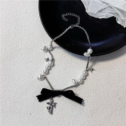 Layered Ribbon Necklace