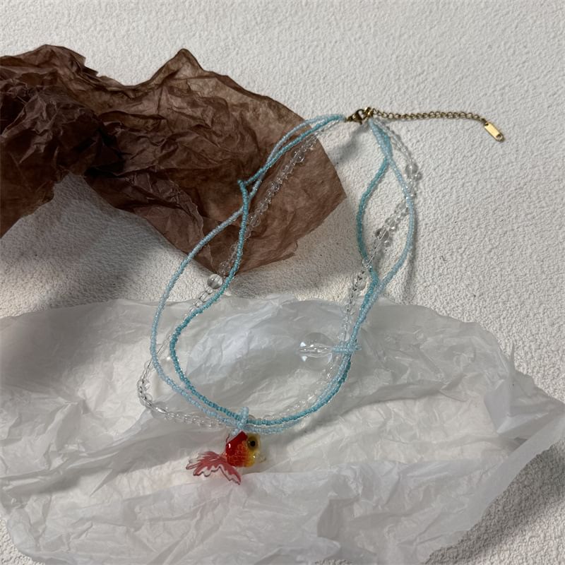 / Necklace Bracelet Goldfish