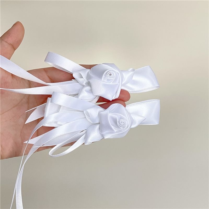 Floral Clip Hair Plain