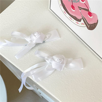 Floral Clip Hair Plain