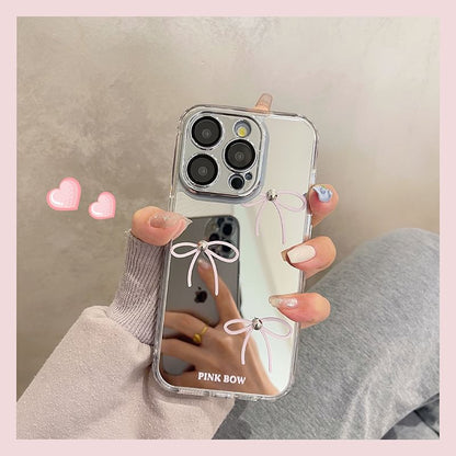 Phone Mirrored Case Bow