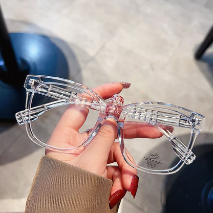 Frame Blocking Light Glasses Blue Square