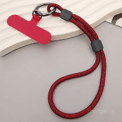 Dragonne de téléphone à paillettes avec coussinet