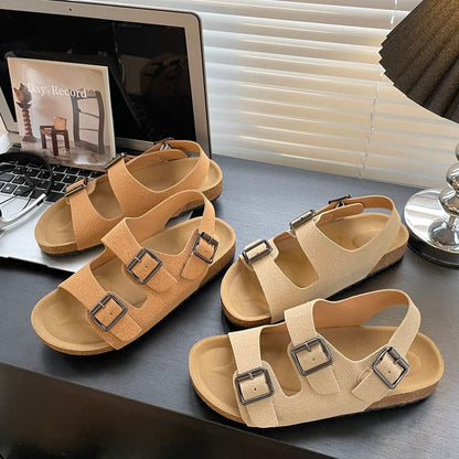 Platform Buckled Sandals