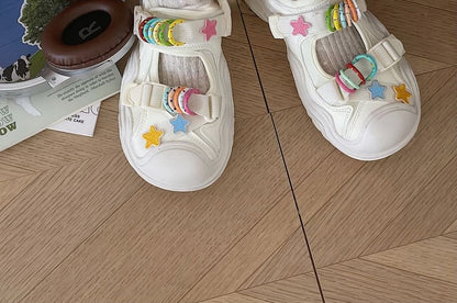 Platform Star Applique Sneaker Sandals