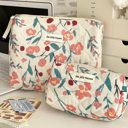 Floral Fabric Makeup Bag / Clutch / Pencil Case (Various Designs)