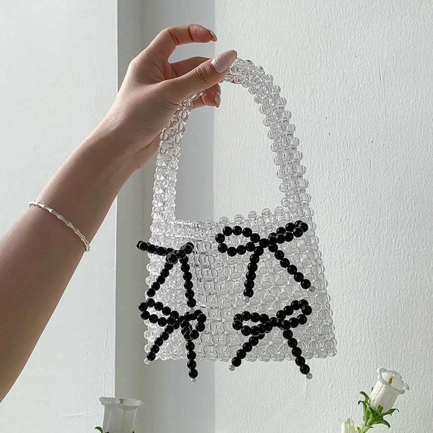 Beaded Accent Handbag Bow