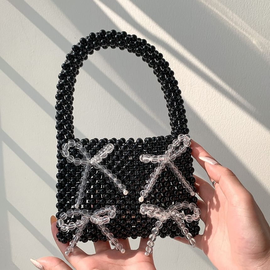 Beaded Accent Handbag Bow