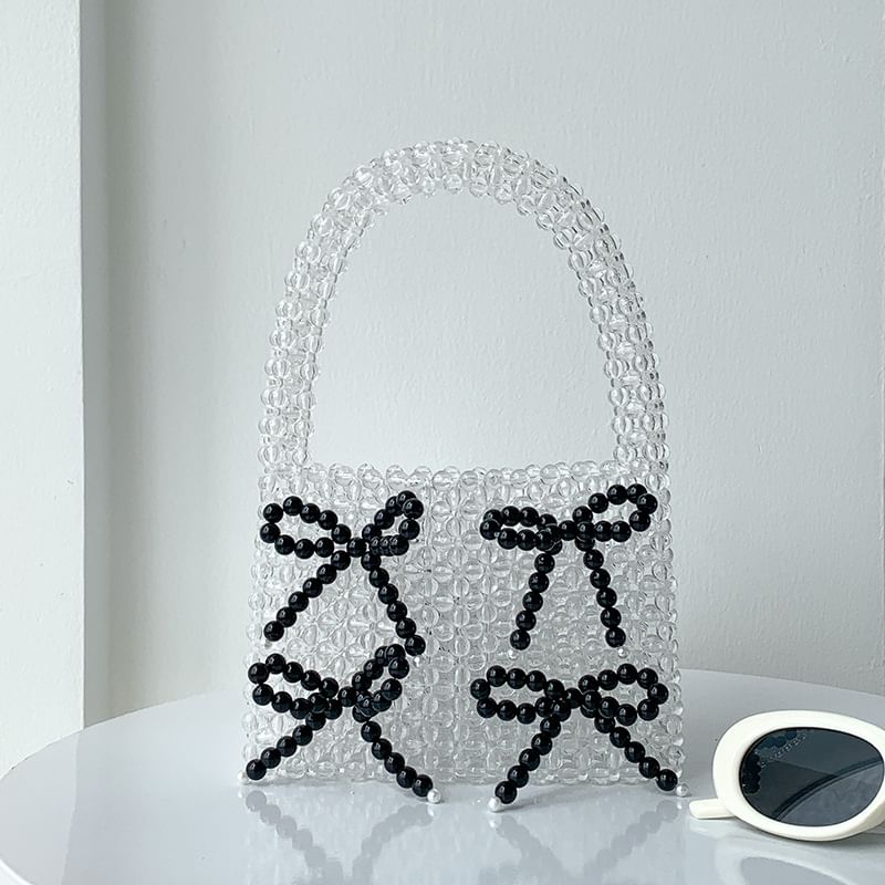 Beaded Accent Handbag Bow
