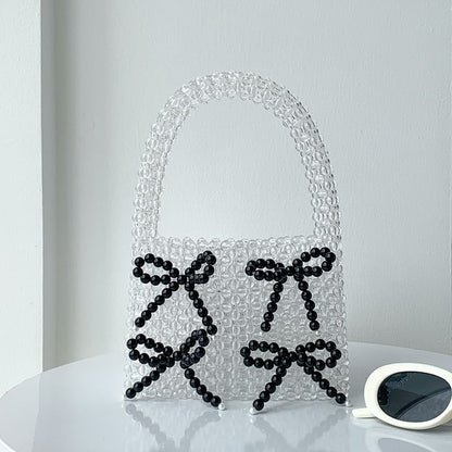 Beaded Accent Handbag Bow