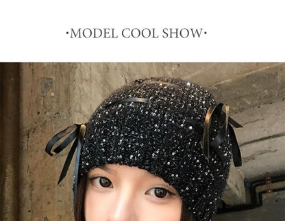 Beanie Bow Sequin