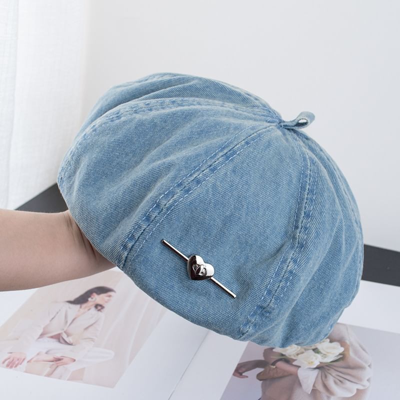 Beret Washed Denim