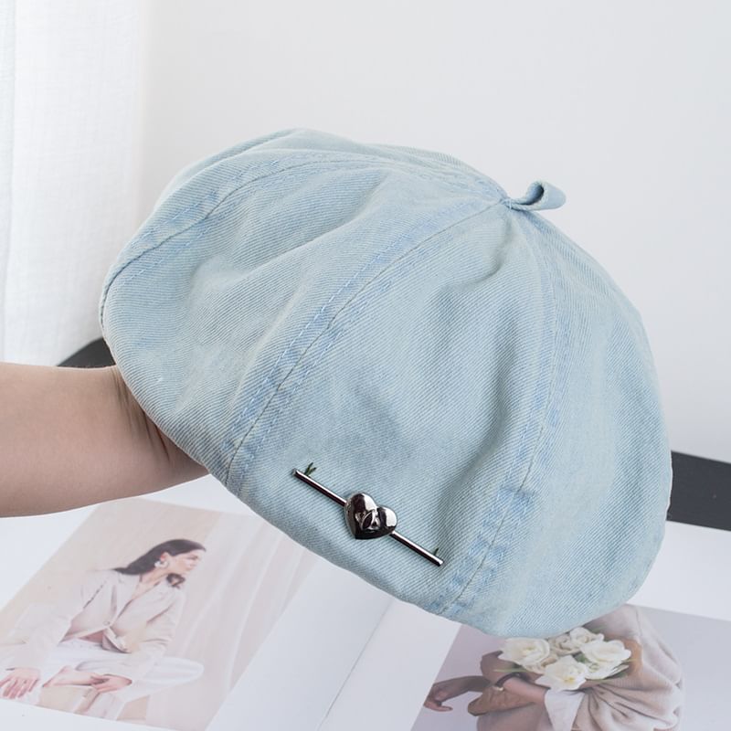 Beret Washed Denim