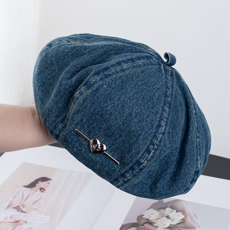 Beret Washed Denim