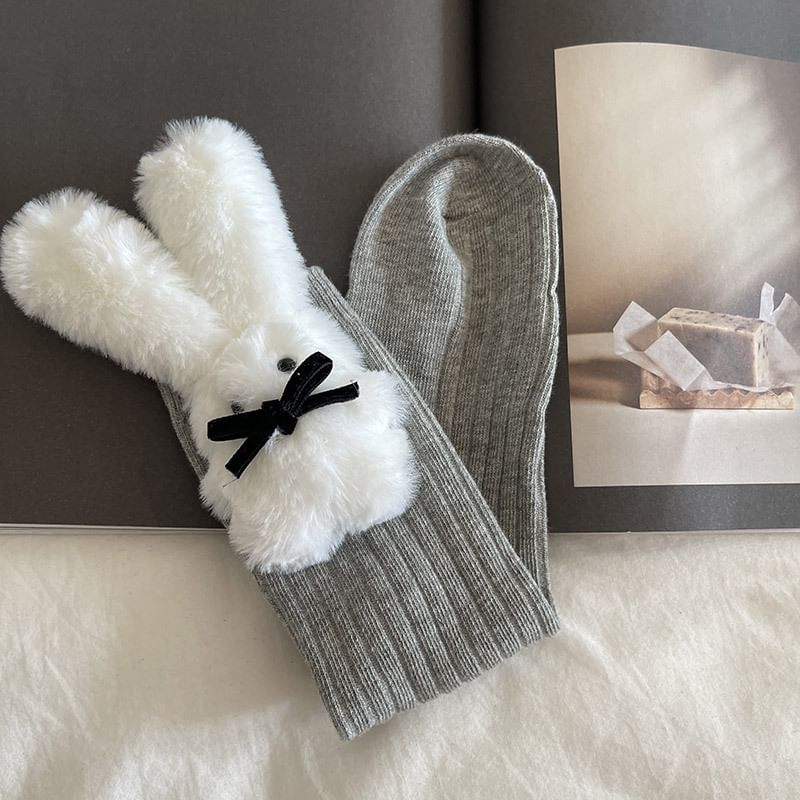 Rabbit Accent Socks