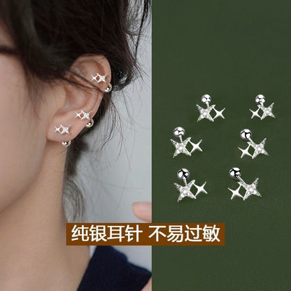 Star Threader Earring / Barbell Earring