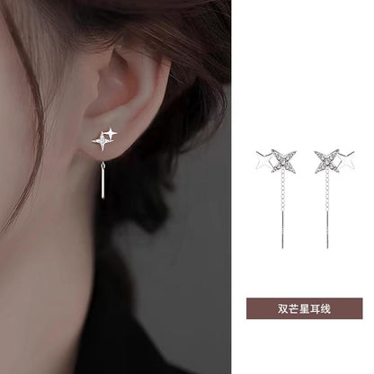 Star Threader Earring / Barbell Earring