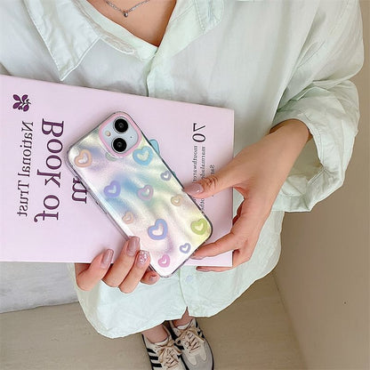 Heart Phone Case - iPhone 15 Pro Max / 15 Pro / 15 Plus / 15 / 14 Pro Max / 14 Pro / 14 Plus / 14 / 13 Pro Max / 13 Pro / 13 / 13 mini / 12 Pro Max / 12 Pro / 12 / 12 mini / 11 Pro Max / 11 Pro / 11