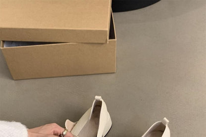 Chunky Jane Mary Heel Square-Toe Shoes