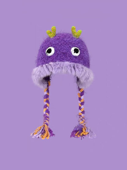 Cartoon Animal Beanie Fluffy