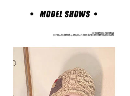 Color Tassel Beanie Block