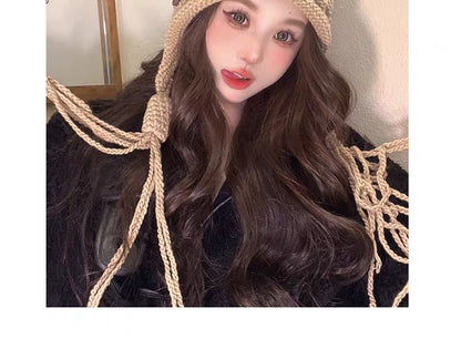 Color Tassel Beanie Block